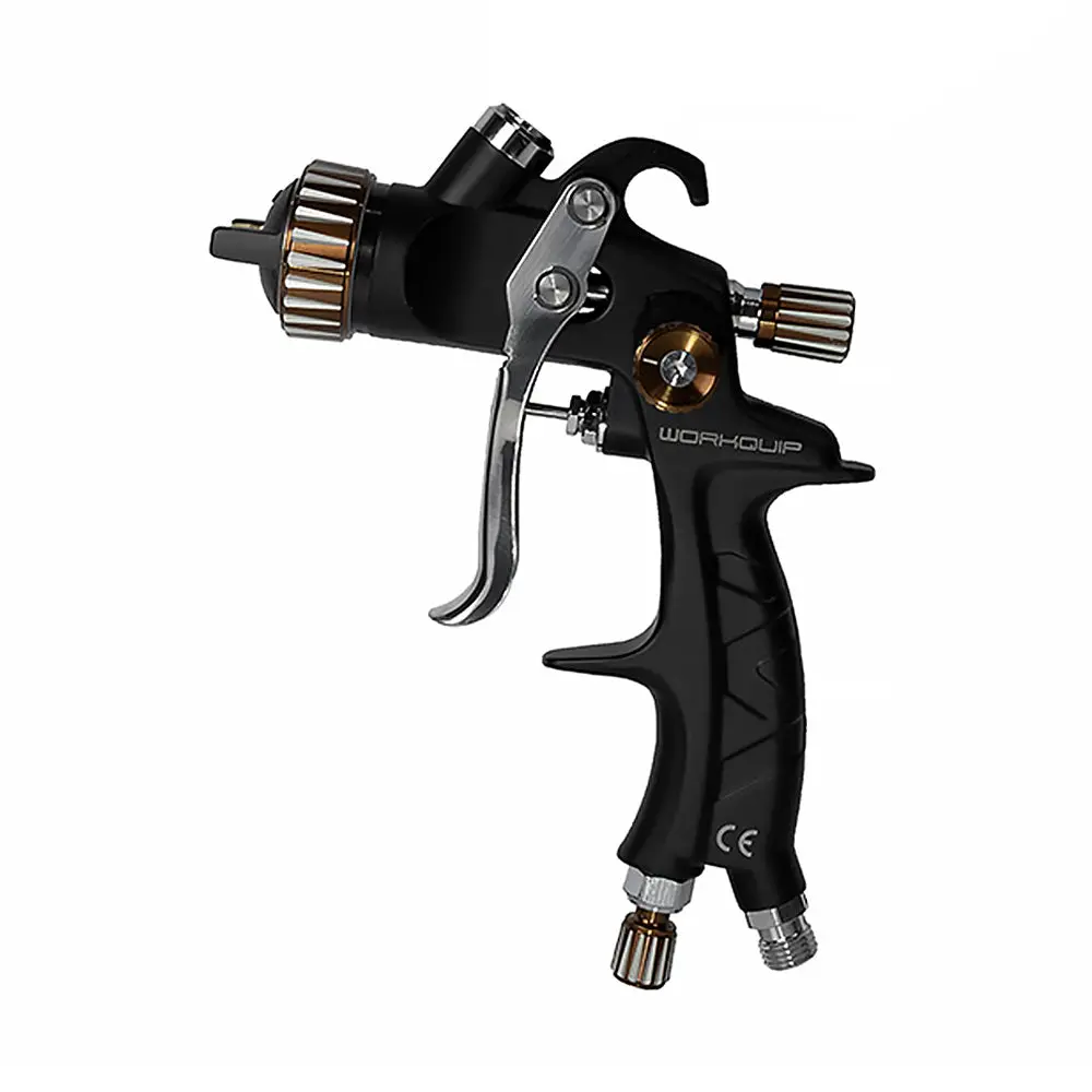 Workquip X1 Gravity Spray Gun 2.0Mm Fully Serviceable + 600Ml Pot Wx-102G 1