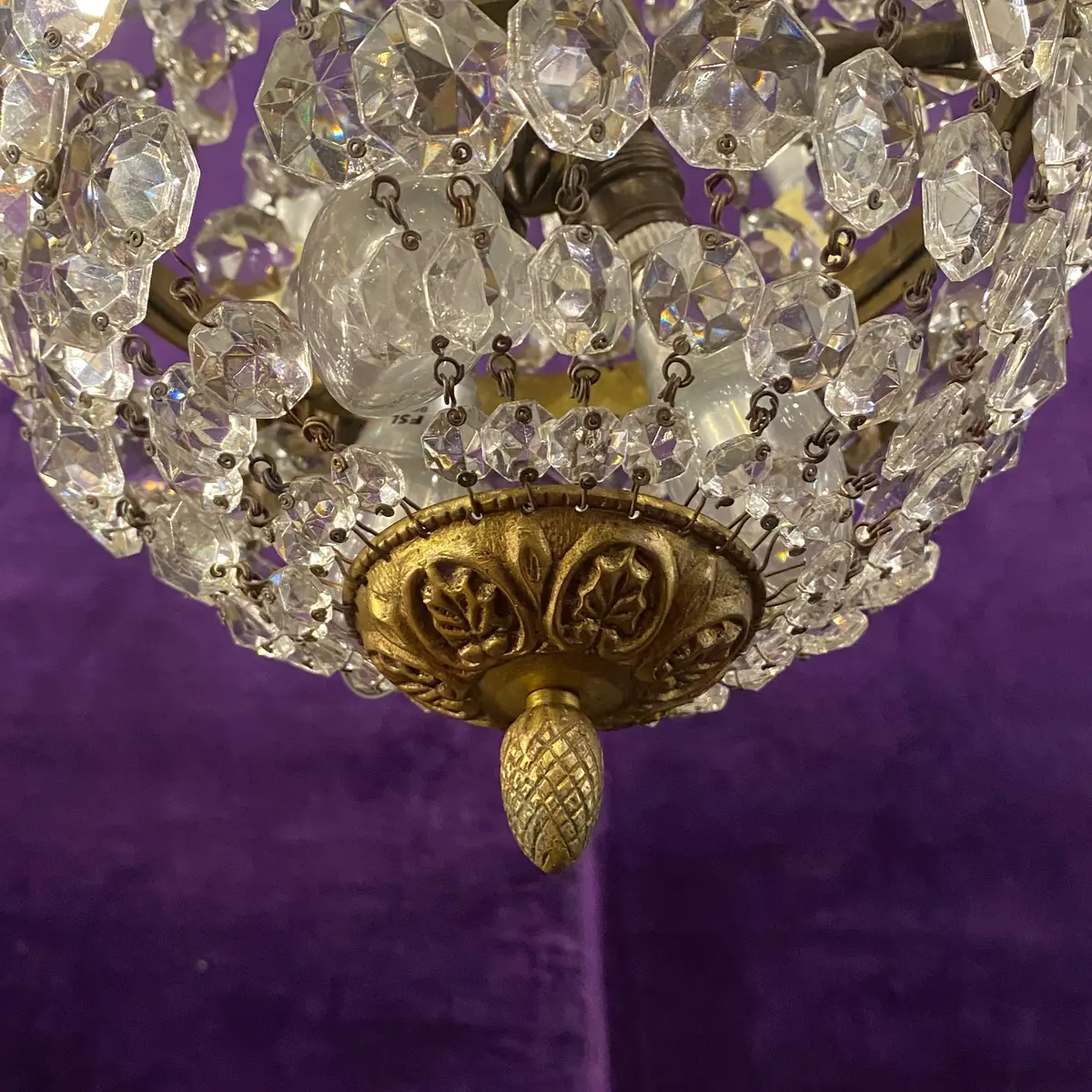 Very Rare Antique Neoclassical Chandelier - Sold 2