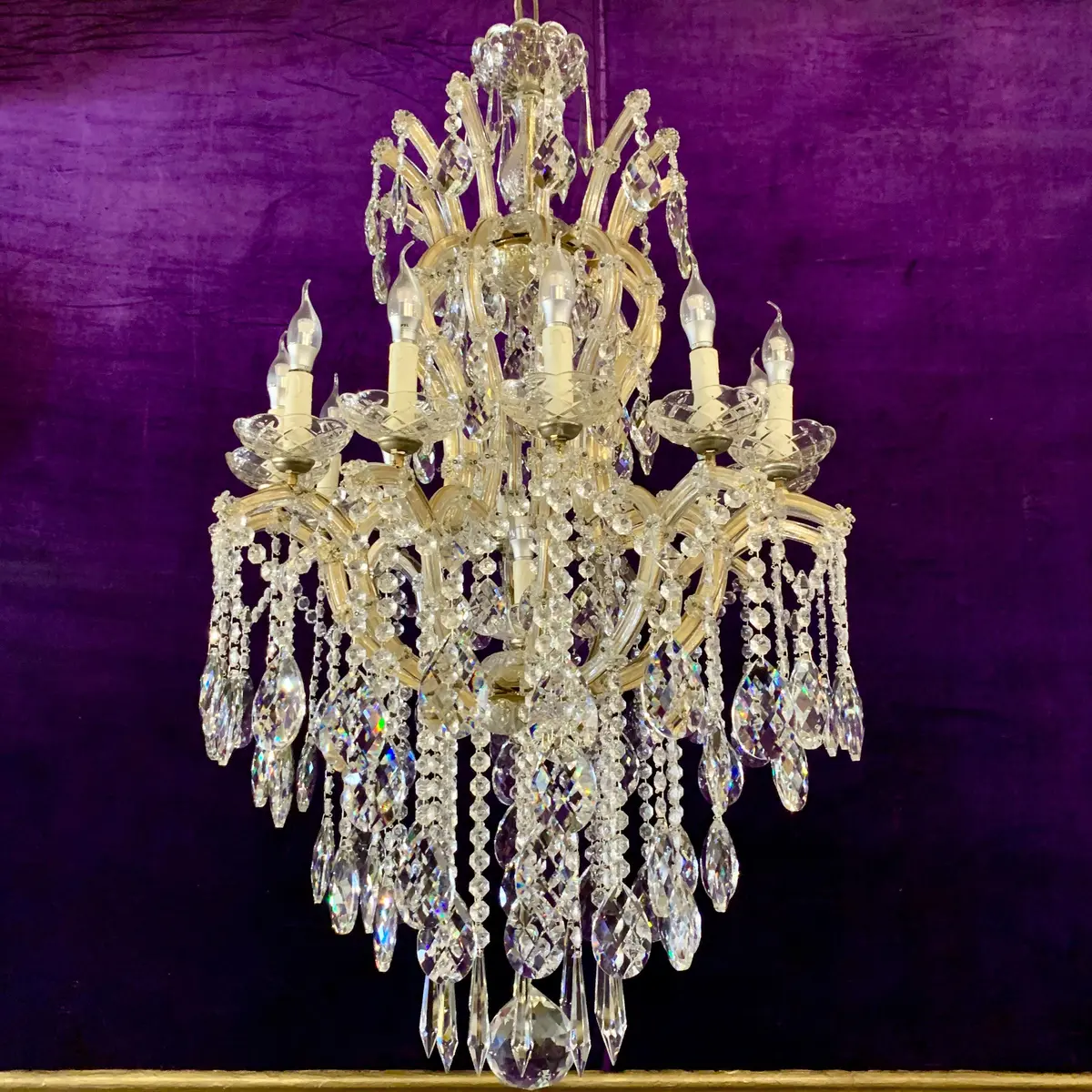 Incredible Antique Maria Theresa Chandelier - Sold 1
