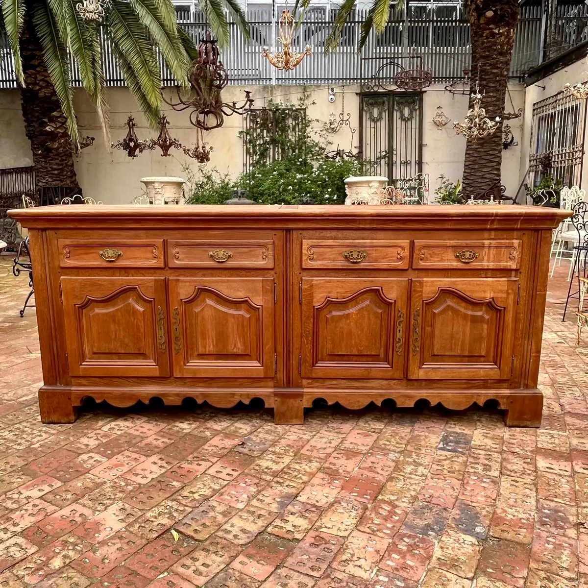Antique French Oak Sideboard, Early 20Th Century - Sold 1