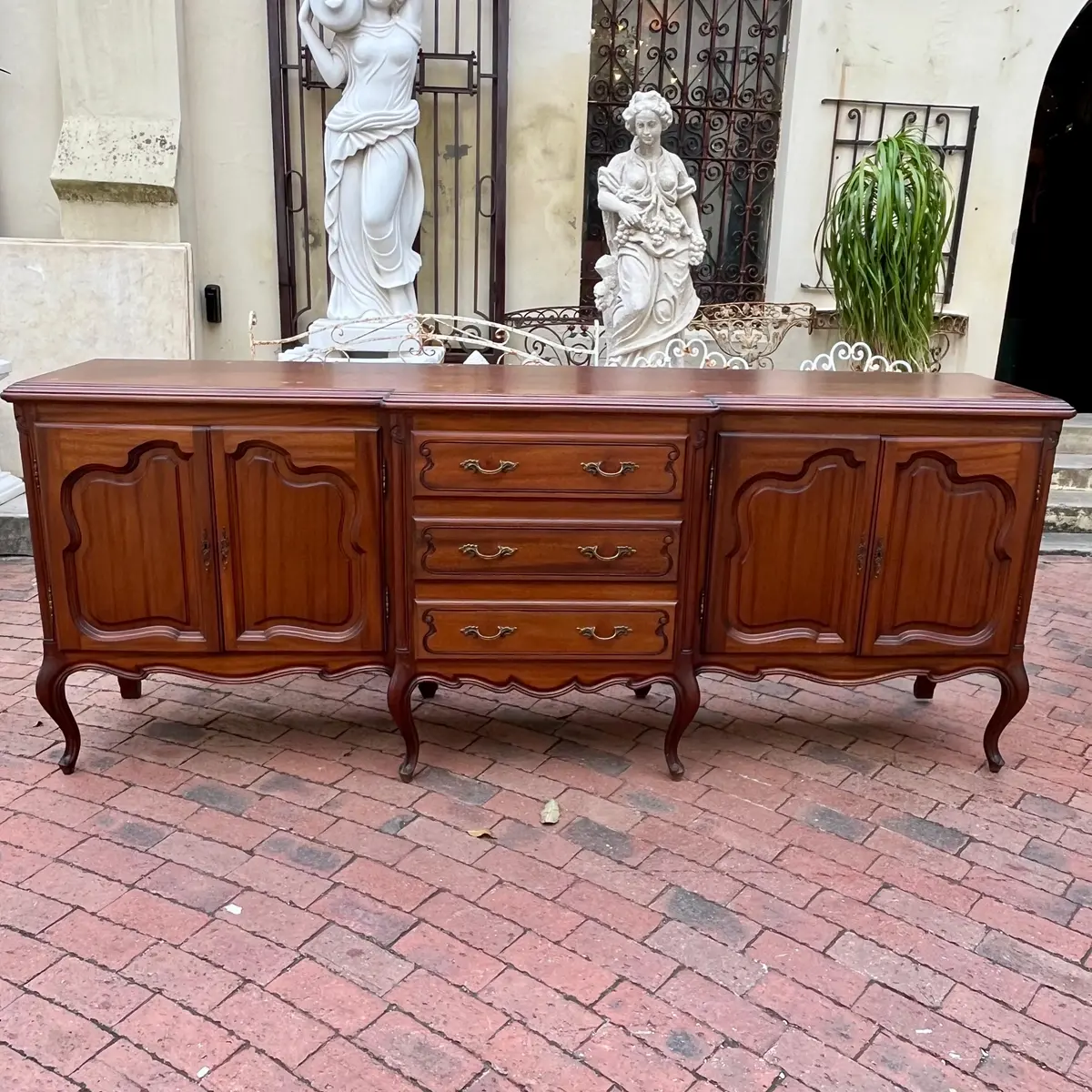 Antique French Provincial Sideboard In Mahogany, Mid 20Th Century 1