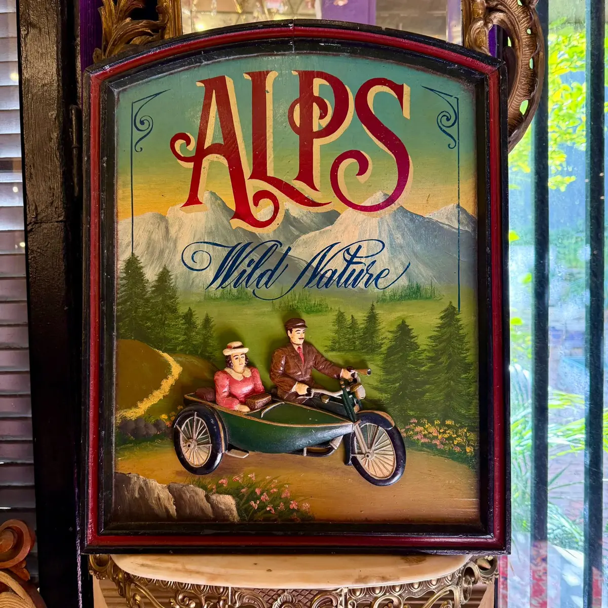 “Alps Wild Nature” 3D Wall Plaque By Country Corner, Late 20Th Century 1