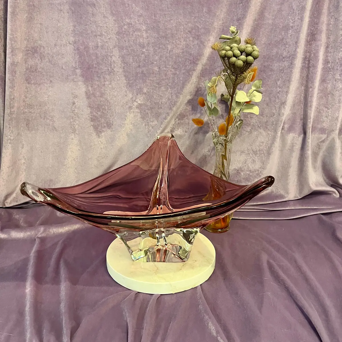 Pretty Purple Murano Bowl - Sold 1