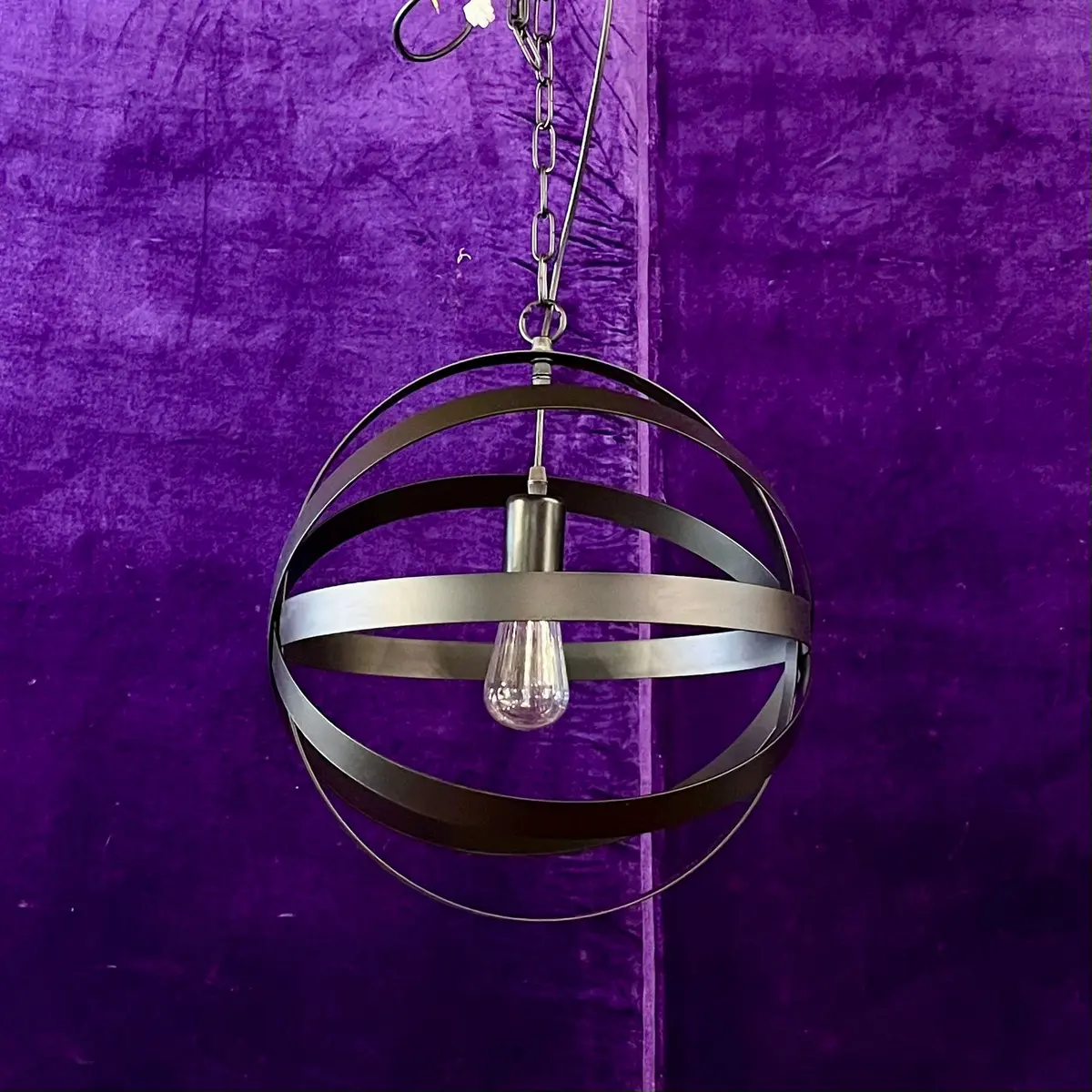 Geometric Contemporary Matt Black Pendant 1