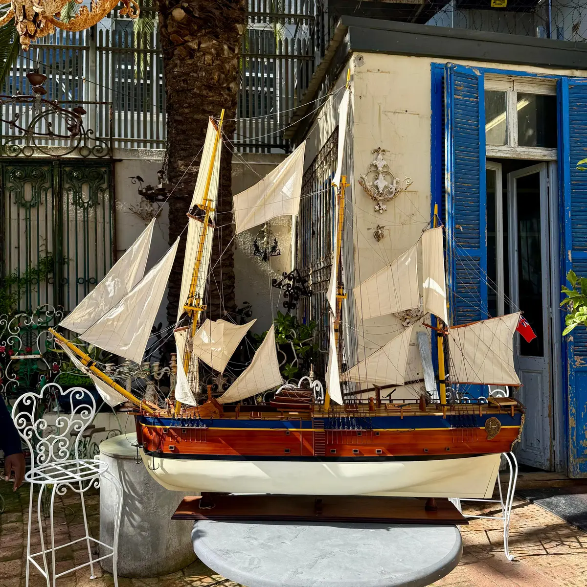 Large Vintage Endeavor Model Ship - Sold 1