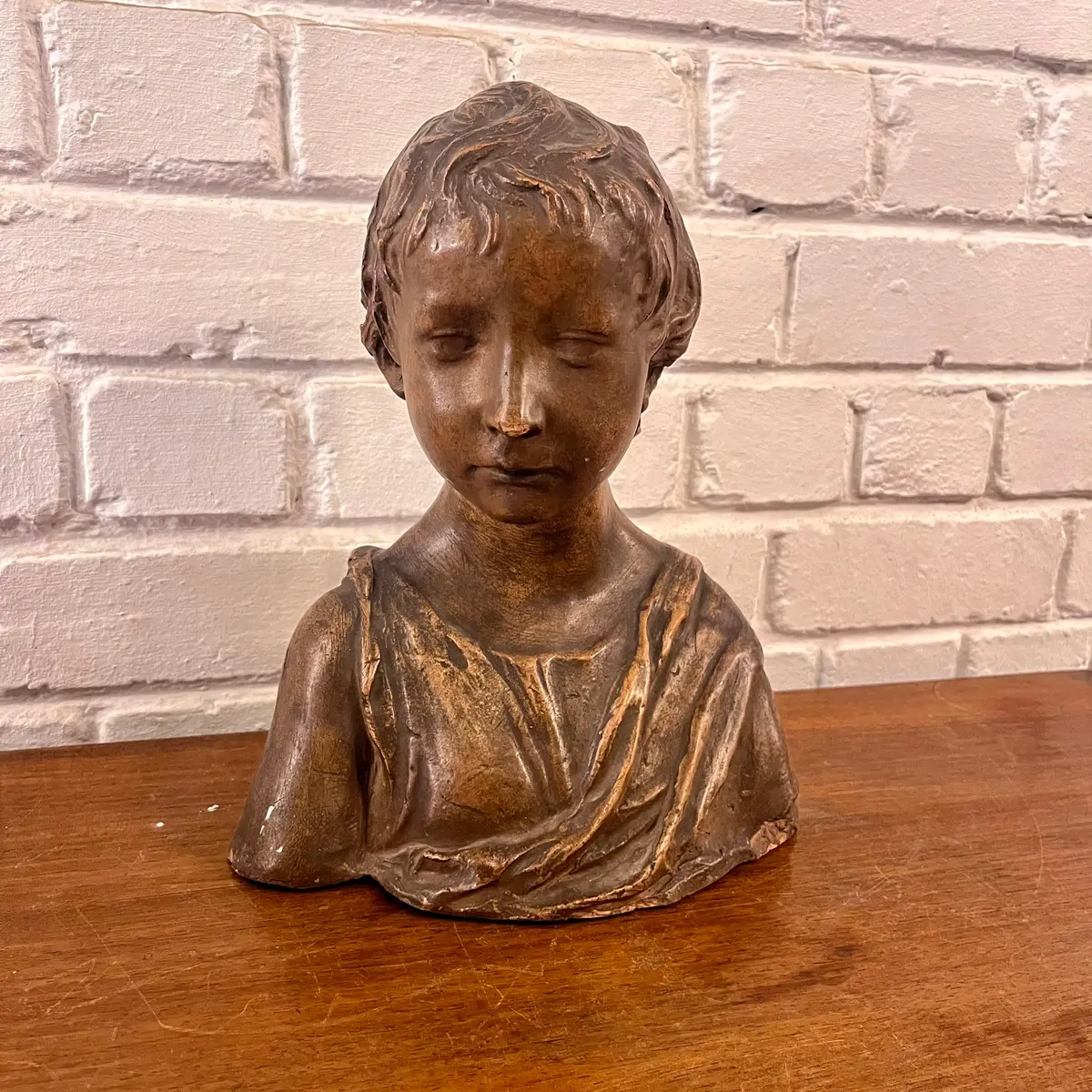Cast Bust Of Girl 1