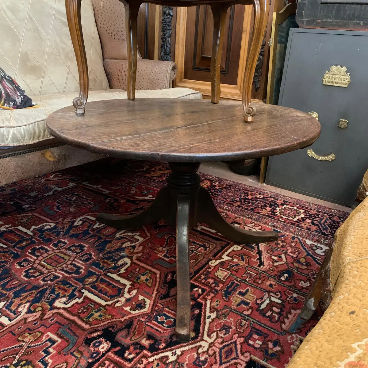 Antique 18Th Century Oak Wine Tables- Sold 1