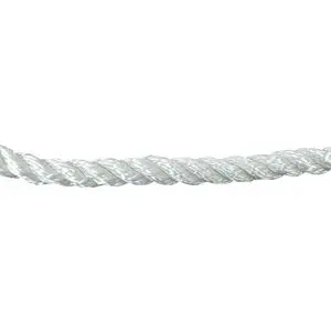 Twisted Polypropylene Rope, 1/4" Diameter X 600' Roll, White 1