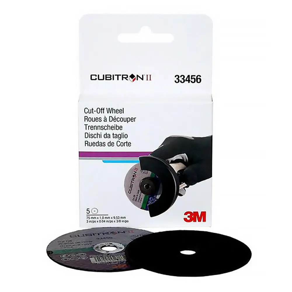 3M Cubitron Ii Cut Off Wheels 33456 75Mm X 1.0Mm X 9.53Mm X 5 Pack 1