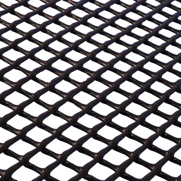 Plastic Netting, Diamond Mesh, Black, 1/4" Mesh, Linear Foot 1