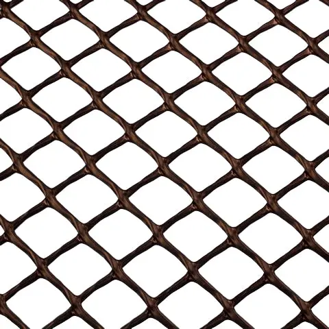 Plastic Netting, Diamond Mesh, Black, 3/4" Mesh 1