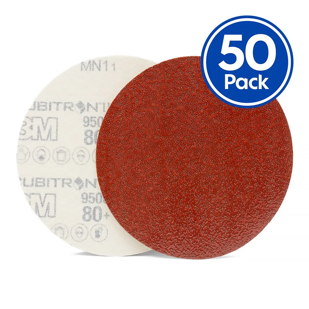 3M Cubitron Ii Hookit Sanding Discs 950U 150Mm 80 Grit X 50 Pack 1