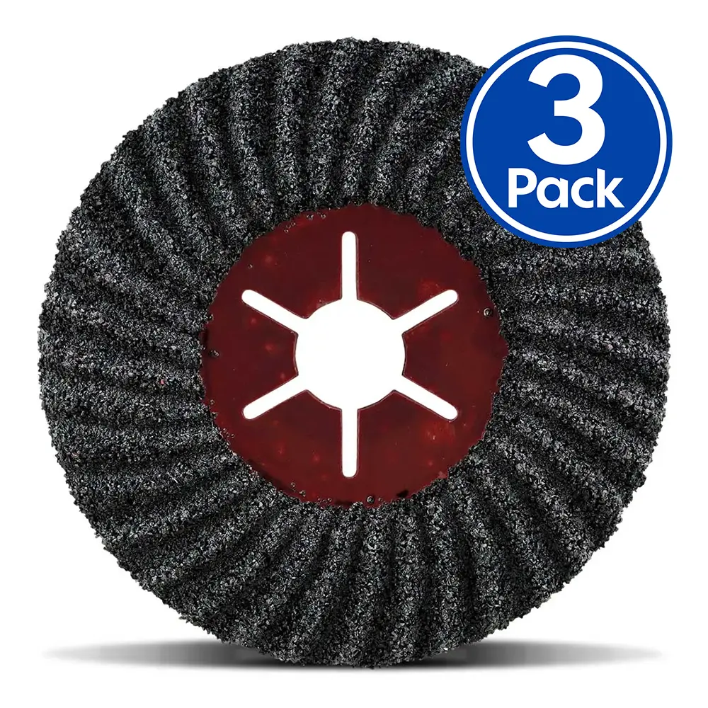 Abrasiflex Zec 125Mm X 22Mm Abrasive Semi Flexible Grinding Strip Disc X 3 Pack 1