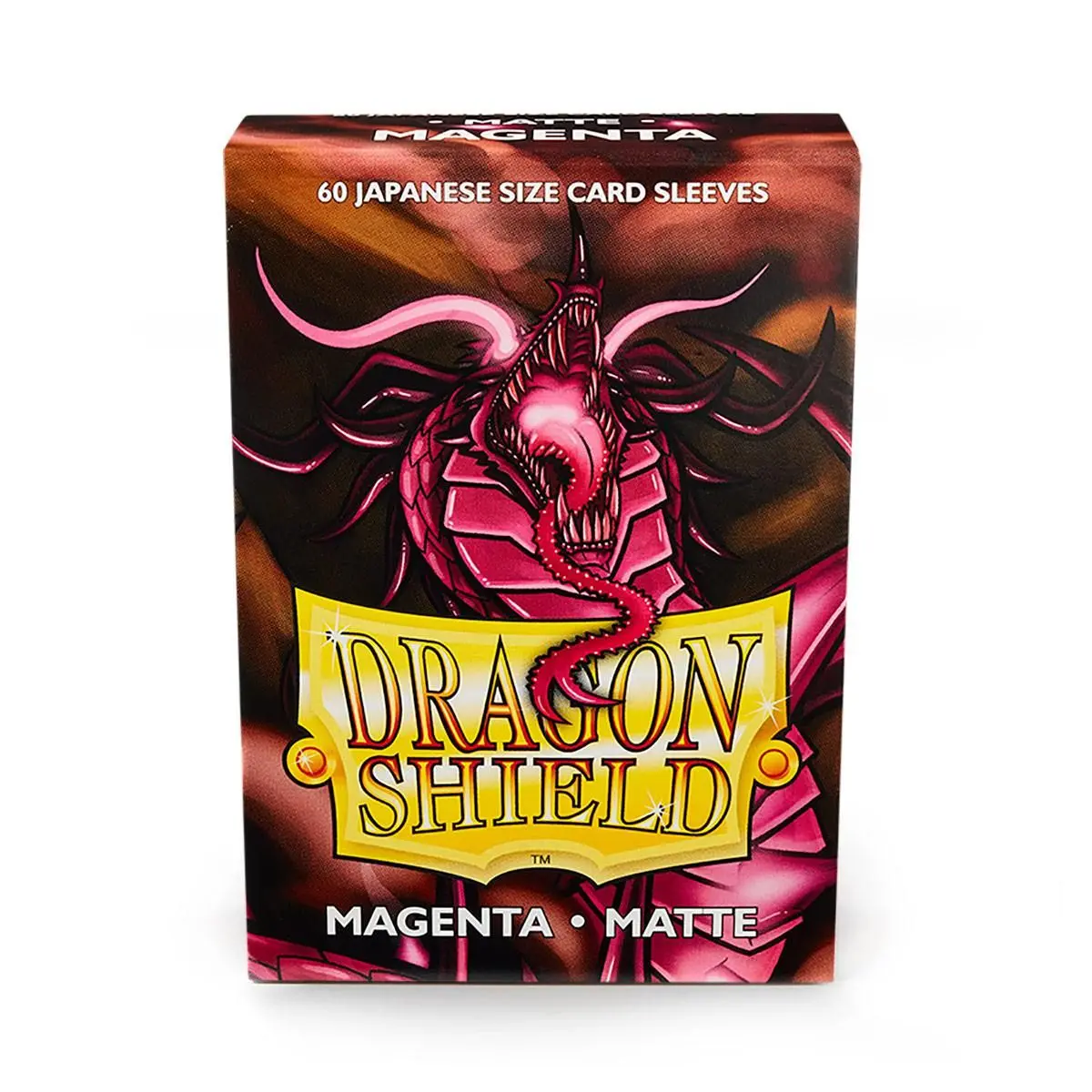 Dragon Shield: Japanese Size 60Ct Sleeves - Magenta (Matte) 1