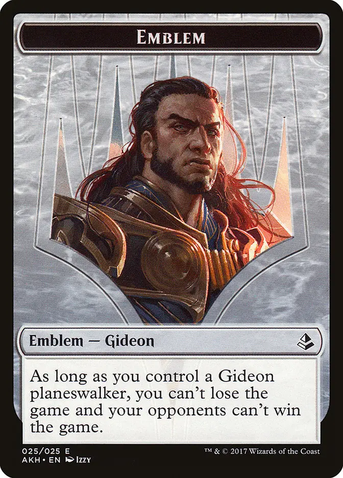 Gideon Of The Trials Emblem [Amonkhet Tokens] 1