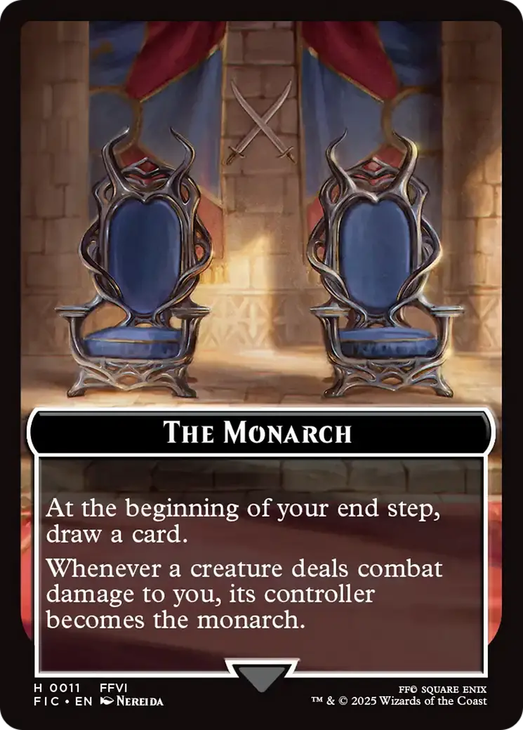 The Blackjack // The Monarch Double-Sided Token [Final Fantasy Commander Tokens] 2
