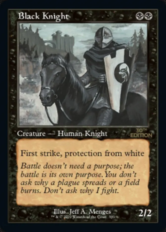 Black Knight (Retro) [30Th Anniversary Edition] 1
