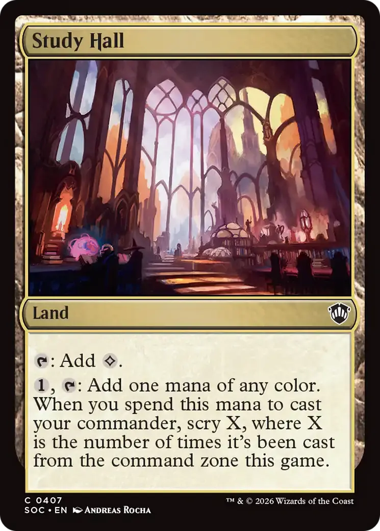 Study Hall [Secrets Of Strixhaven Commander] 1