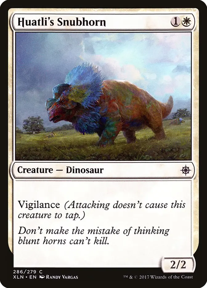 Huatli's Snubhorn [Ixalan] 1
