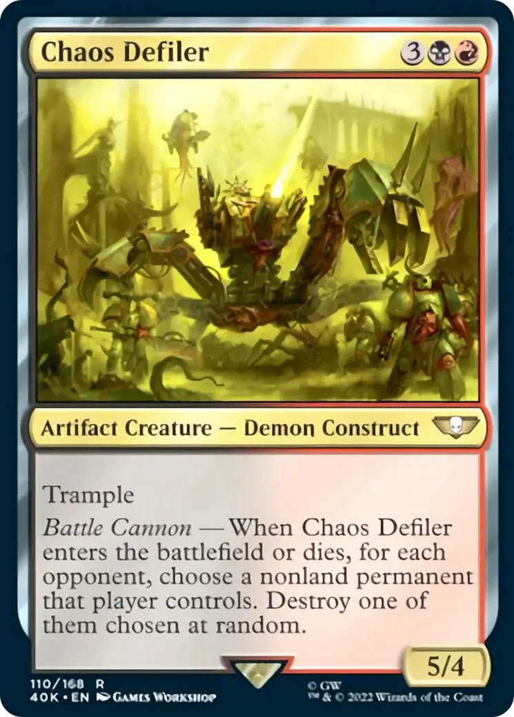Chaos Defiler (Surge Foil) [Warhammer 40,000] 1