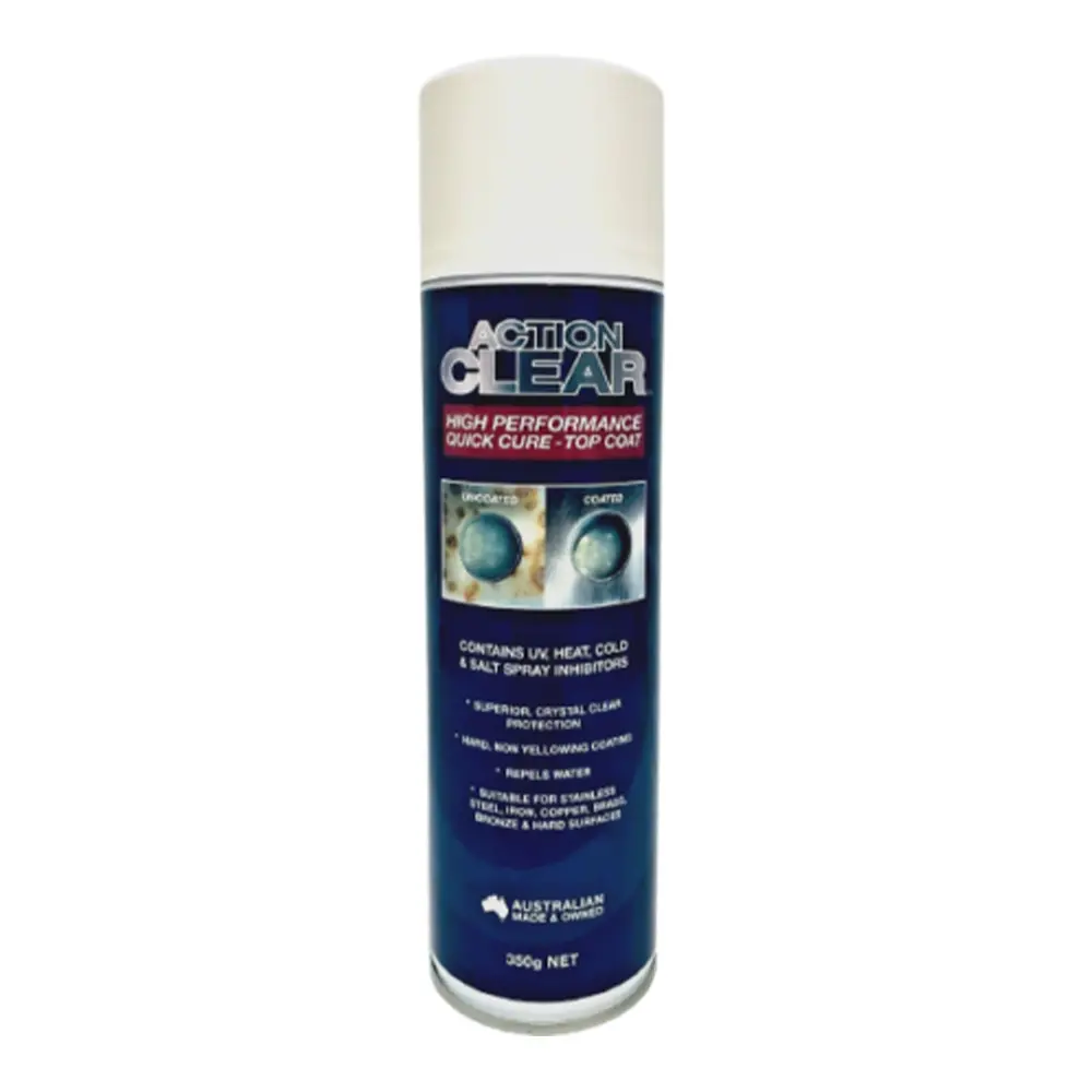 Action Clear Coat Metal Sealer Corrosion Protection 350G Aerosol 1