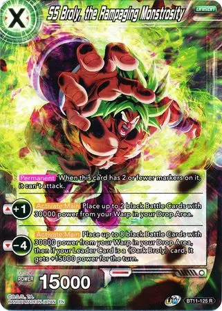 Ss Broly, The Rampaging Monstrosity (Bt11-125) [Vermilion Bloodline 2Nd Edition] 1