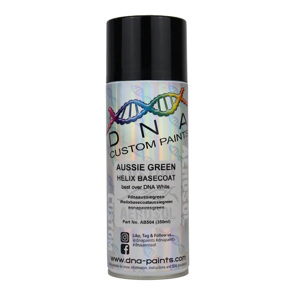 Dna Paints Helix Basecoat Spray Paint 350Ml Aerosol Aussie Green 1
