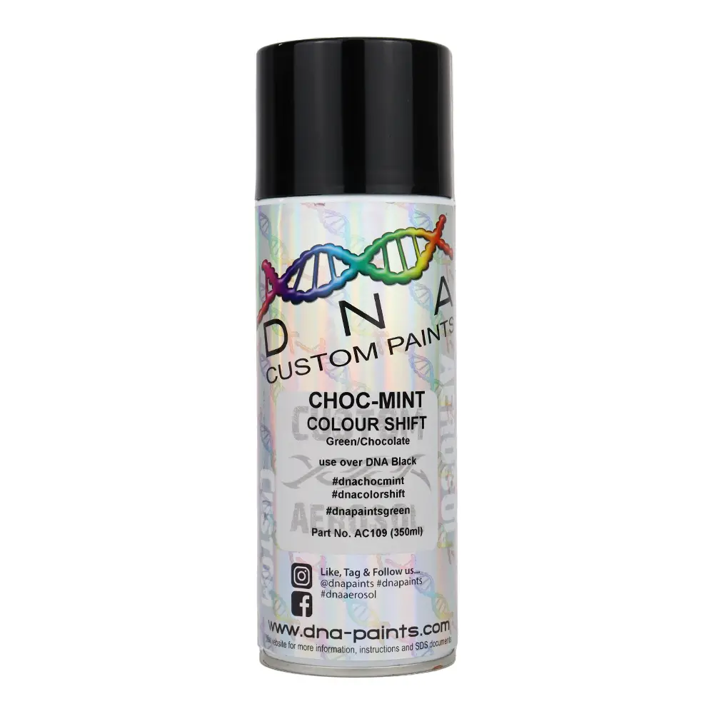 Dna Paints Colour Shift Pearl (Green To Chocolate) Spray Paint 350Ml Aerosol Choc Mint 1