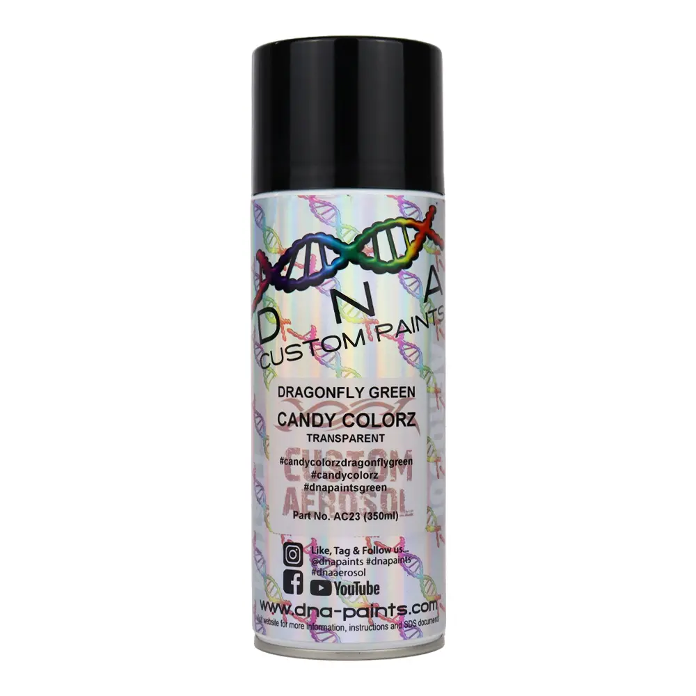 Dna Paints Candy Colorz Spray Paint 350Ml Aerosol Candy Dragonfly Green 1