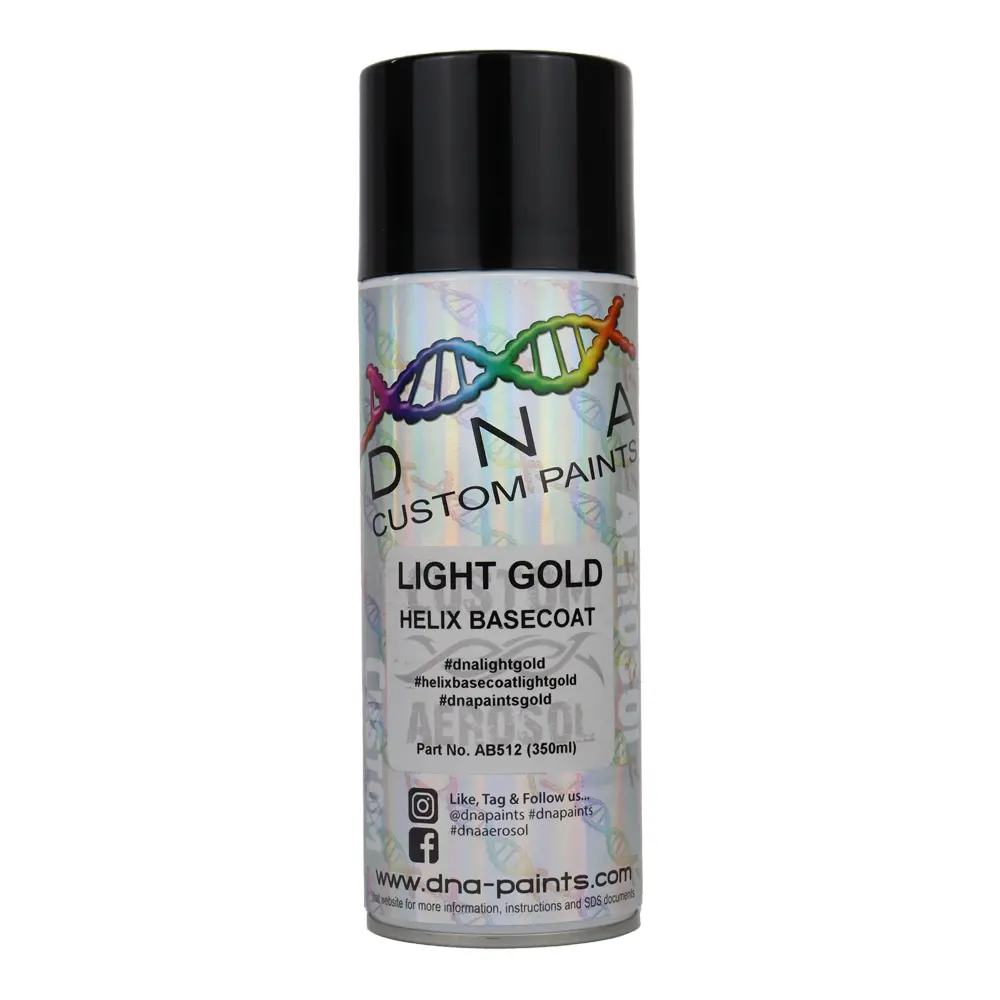 Dna Paints Helix Basecoat Spray Paint 350Ml Aerosol Light Gold 1