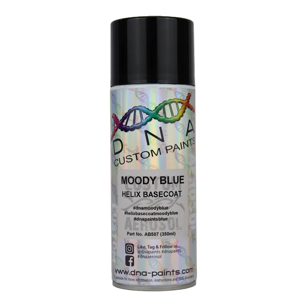 Dna Paints Helix Basecoat Spray Paint 350Ml Aerosol Moody Blue 1