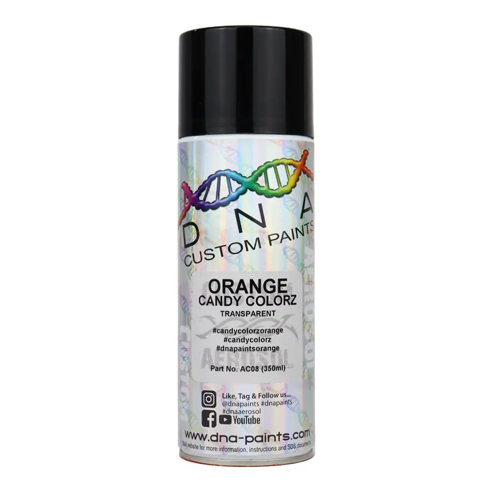 Dna Paints Candy Colorz Spray Paint 350Ml Aerosol Candy Orange 1