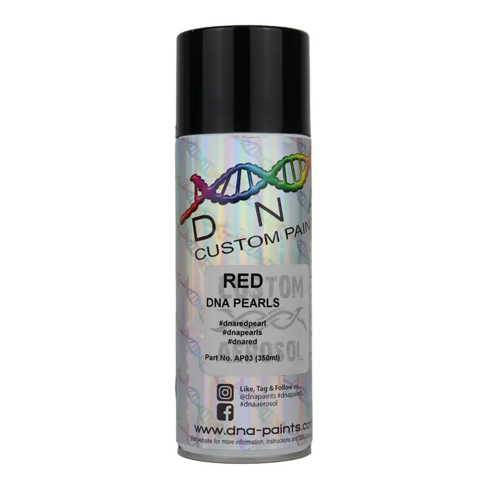 Dna Paints Pearl Colour Spray Paint 350Ml Aerosol Red Pearlescent 1