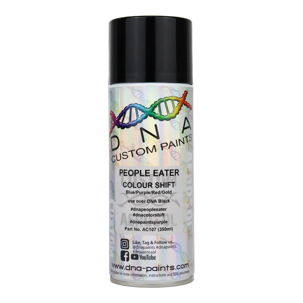 Dna Paints Colour Shift Pearl (Blue/Purple/Red/Gold) Spray Paint 350Ml Aerosol People Eater 1