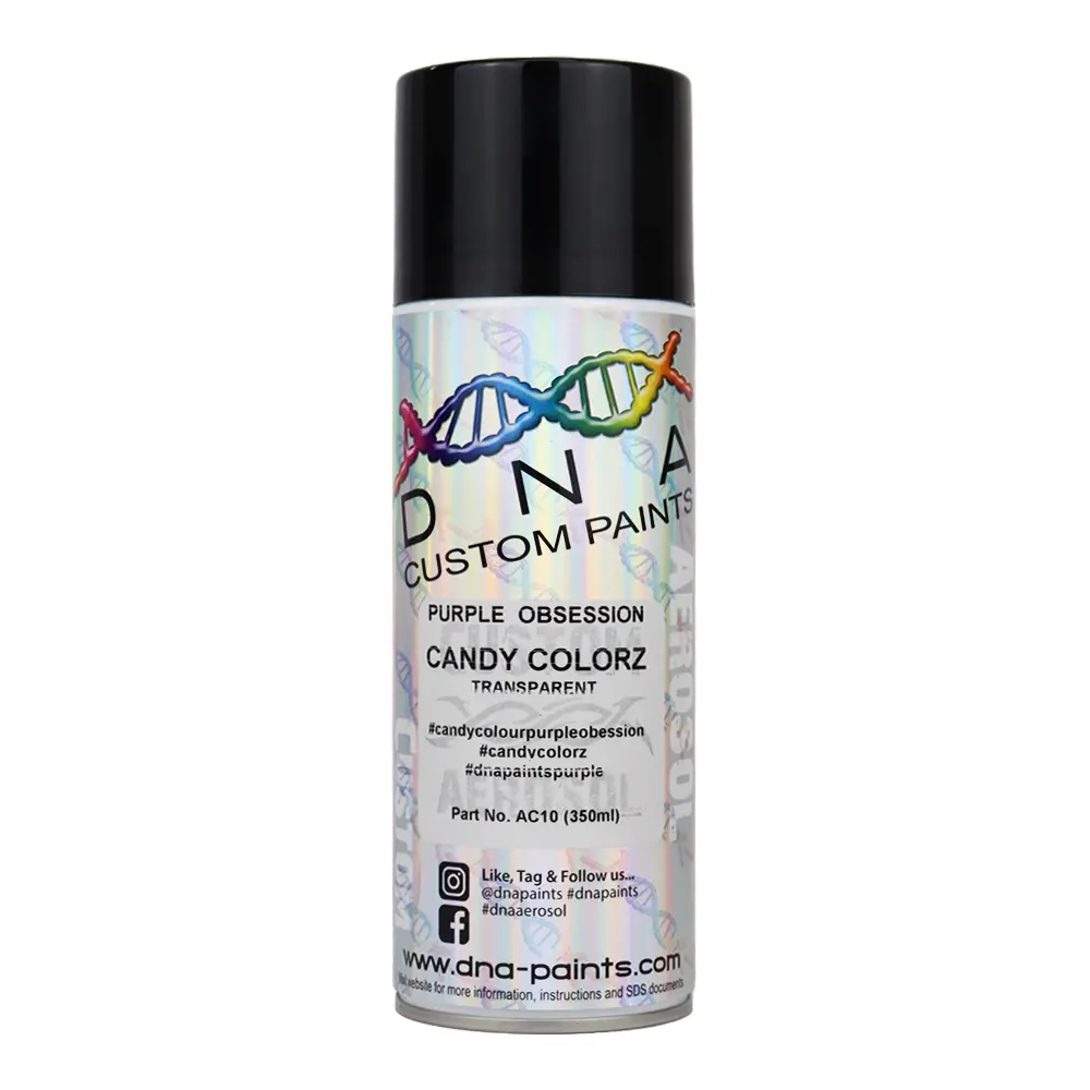 Dna Paints Candy Colorz Spray Paint 350Ml Aerosol Candy Purple Obsession 1