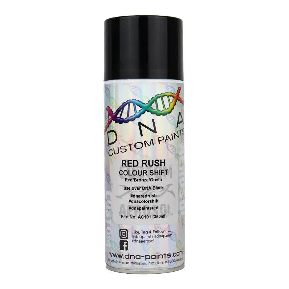 Dna Paints Colour Shift Pearl (Red/Bronze/Green) Spray Paint 350Ml Aerosol Red Rush 1