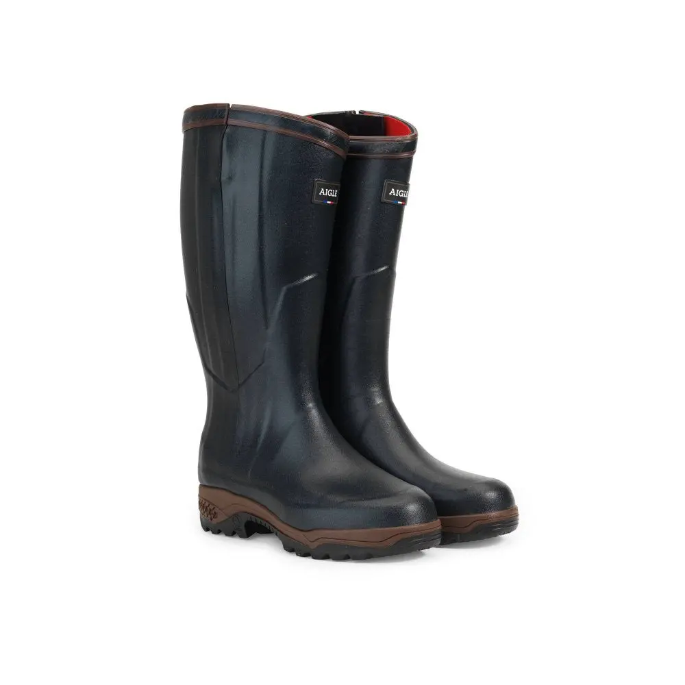 Aigle Parcours 2 Iso Open Zip Wellington Boots - Bronze 1