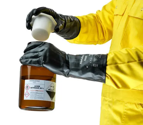 Ansell 38-612 Alphatec Viton/Butyl Gloves 3