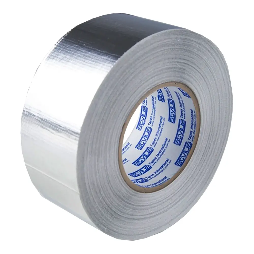 Stylus Reinforced Silver Aluminium Foil Tape 72Mm X 50M 1