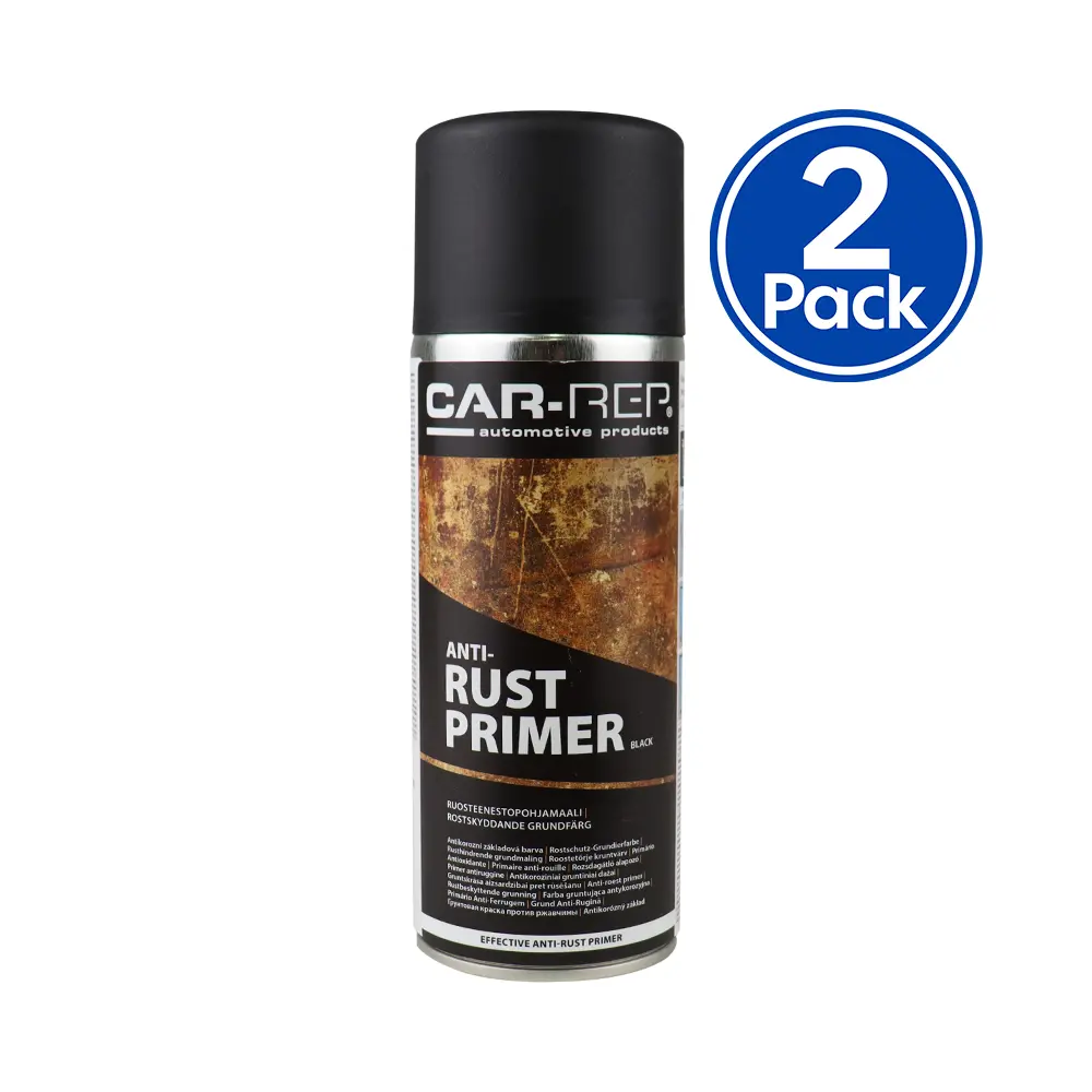 Car-Rep Automotive Anti Rust Primer 400Ml Black X 2 Pack 1