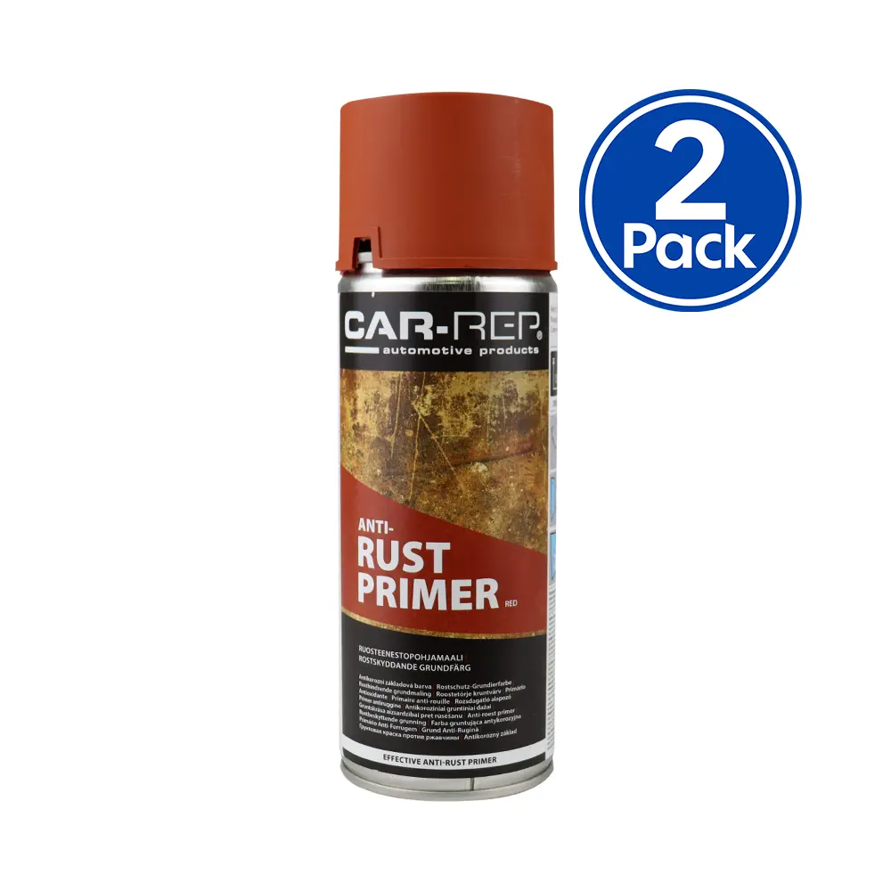 Car-Rep Automotive Anti Rust Primer 400Ml Red X 2 Pack 1