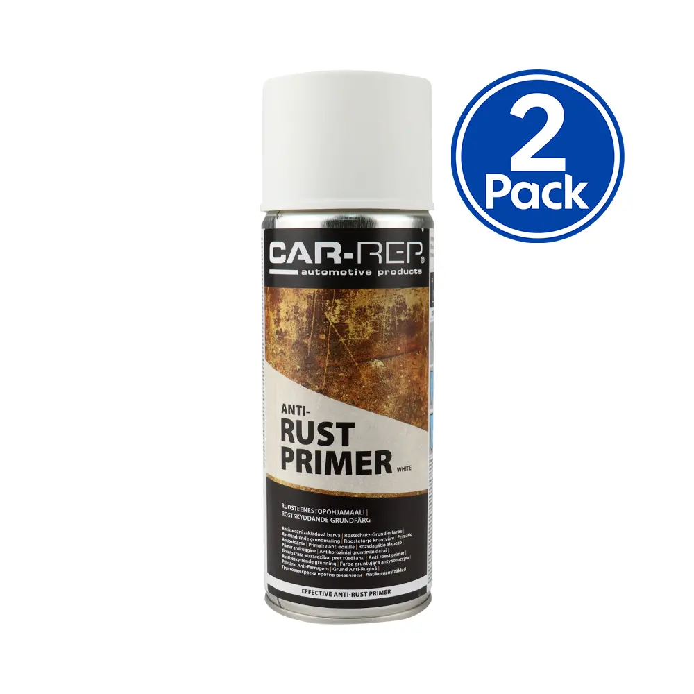 Car-Rep Automotive Anti Rust Primer 400Ml White X 2 Pack 1