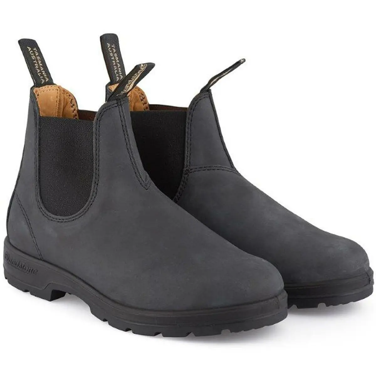 Blundstone 587 Classic Chelsea Boots - Rustic Black 1