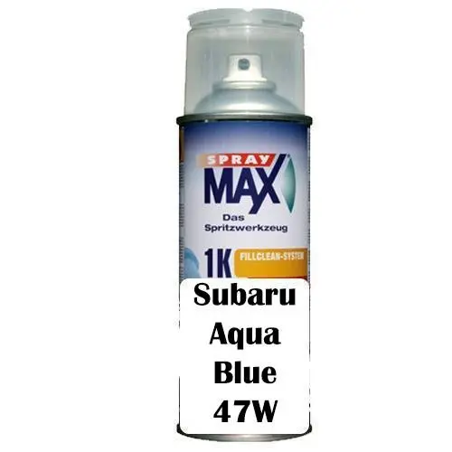 Automotive Touch Up Spray Paint Can Subaru 47W Aqua Blue 1