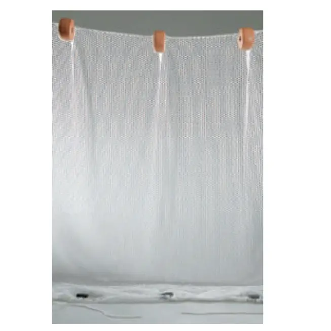 Ace 10% Nylon Minnow Seines , White, 3/16" Mesh X 8' Depth (Various Lengths) 1