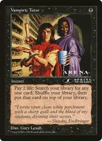 Vampiric Tutor (Oversized) [Oversize Cards] 1