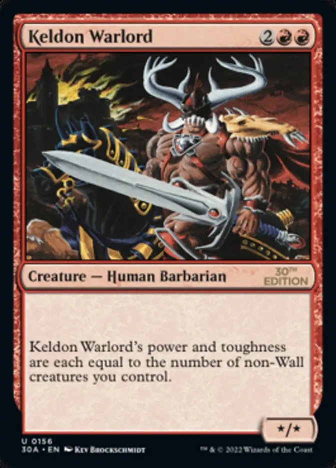 Keldon Warlord [30Th Anniversary Edition] 1