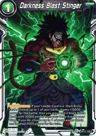 Darkness Blast Stinger (Bt11-150) [Vermilion Bloodline 2Nd Edition] 1