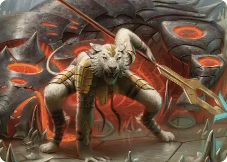 Sunspear Shikari Art Card [Commander Masters Art Series] 1