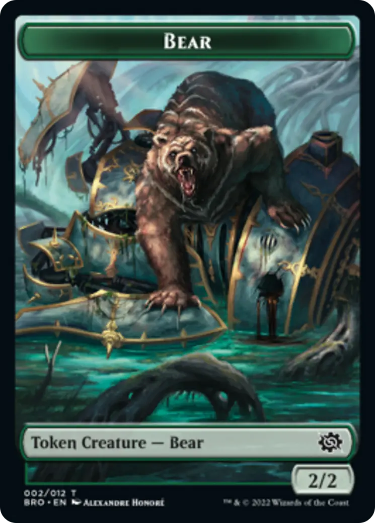 Bear Token [The Brothers' War Tokens] 1